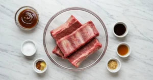 Slow Cooker Beef Ribs Recipe ingredients