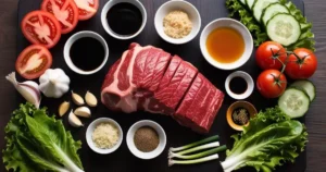 Vietnamese Shaking Beef ingredients