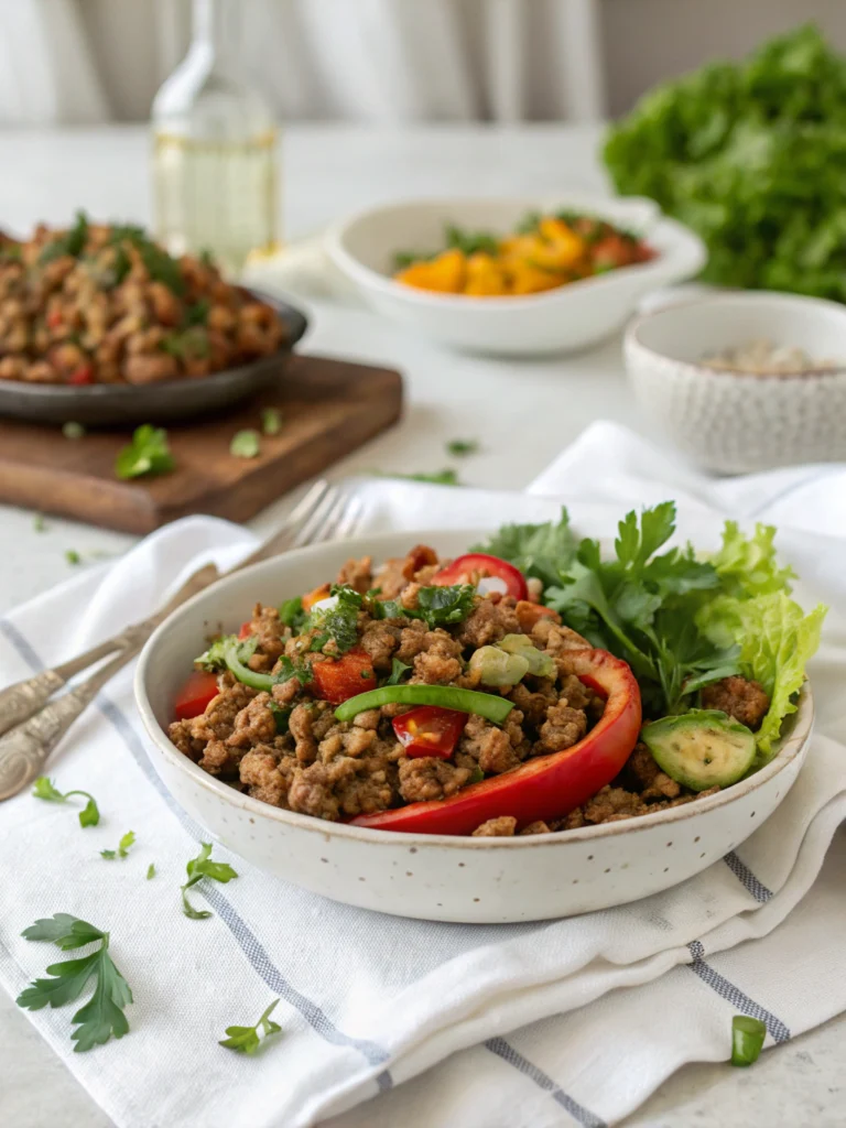 low carb ground turkey recipes