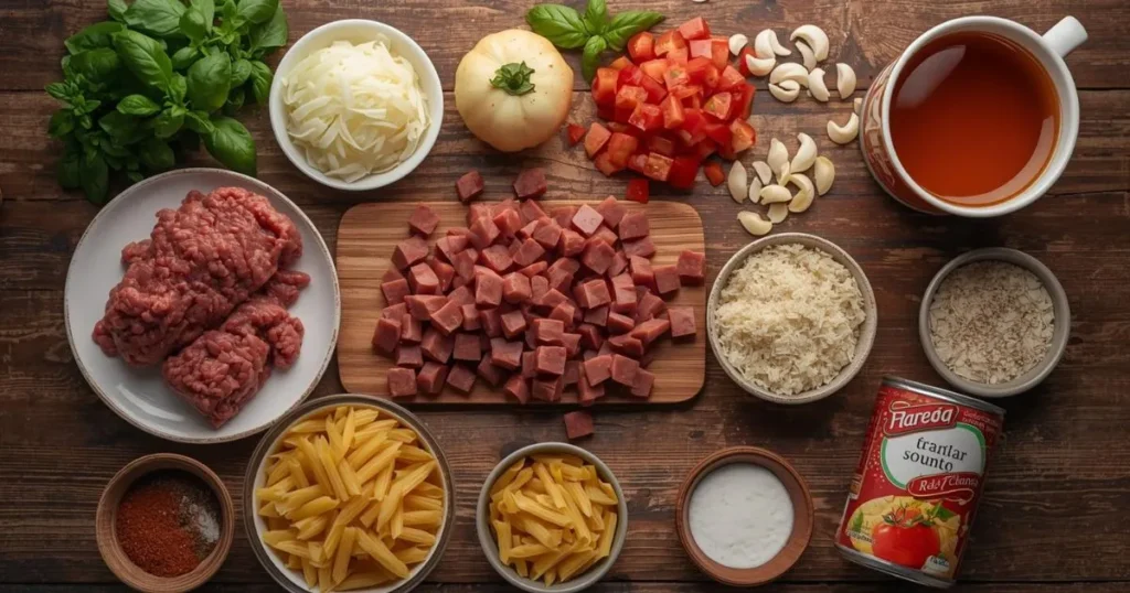 Ground beef and sausage recipes ingredient