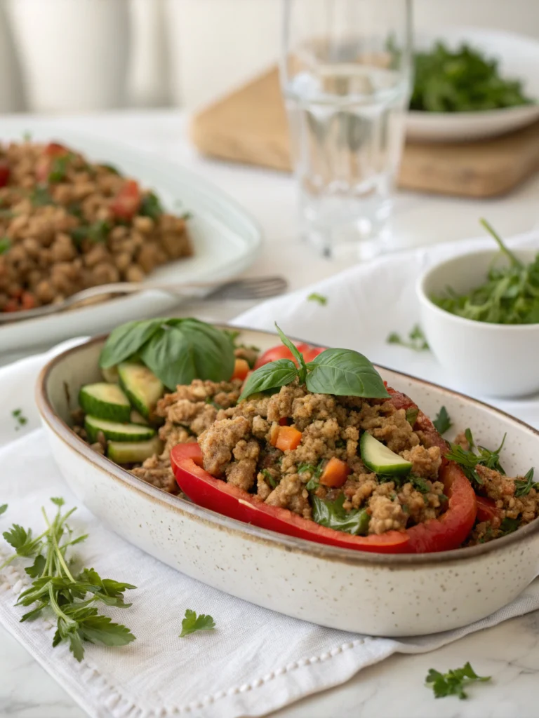 No carb recipe with ground turkey