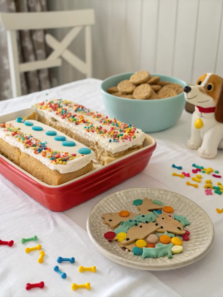 dog birthday cake