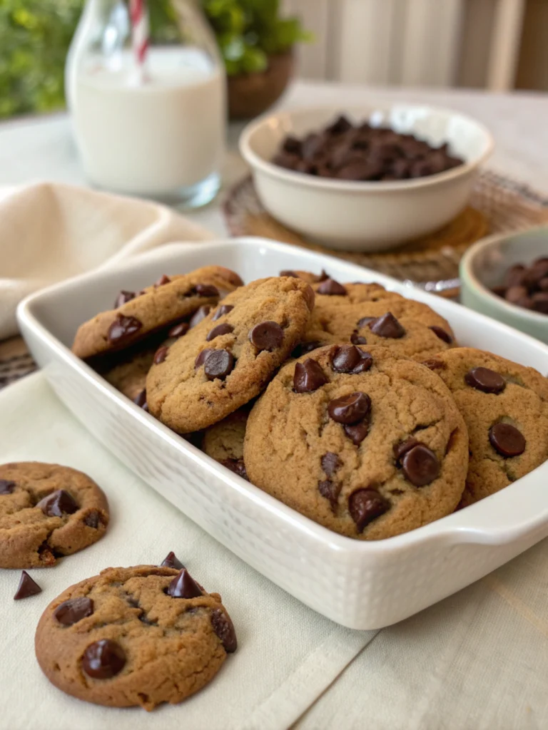 dark chocolate chip cookies