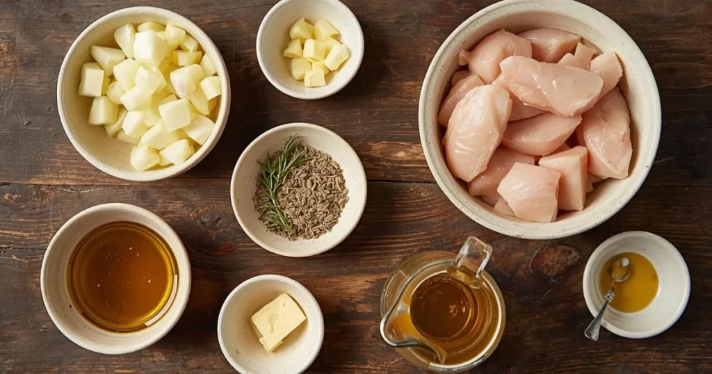Base ingredients for paleo chicken crockpot recipes
