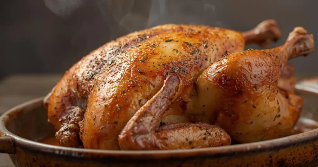Classic paleo crockpot whole chicken
