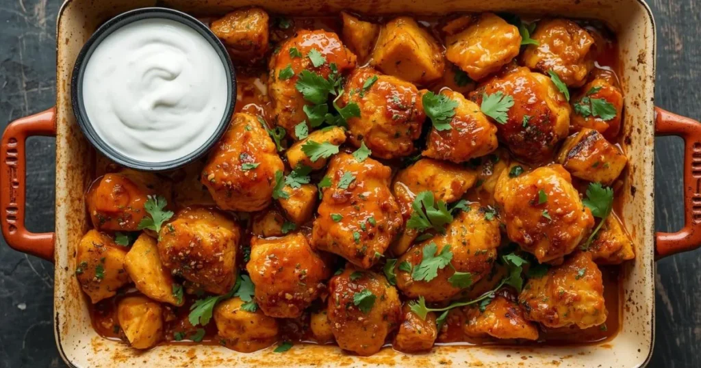 Paleo buffalo chicken