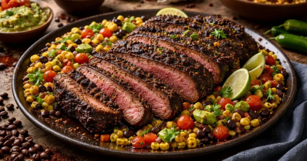 Coffee-rubbed southwestern beef country style ribs