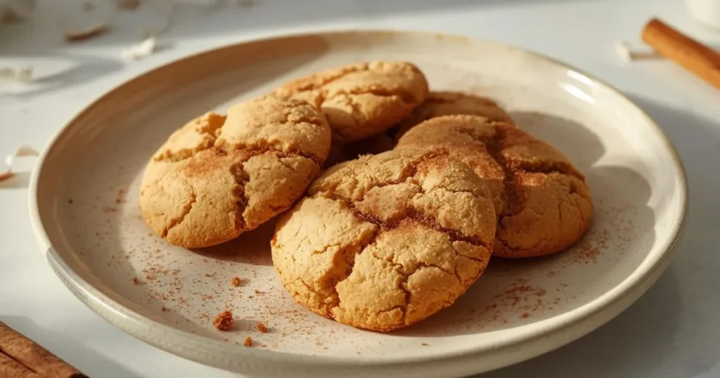 Coconut flour snickerdoodle cookies